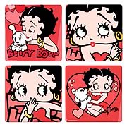 Betty Boop Coaster 4-Pack